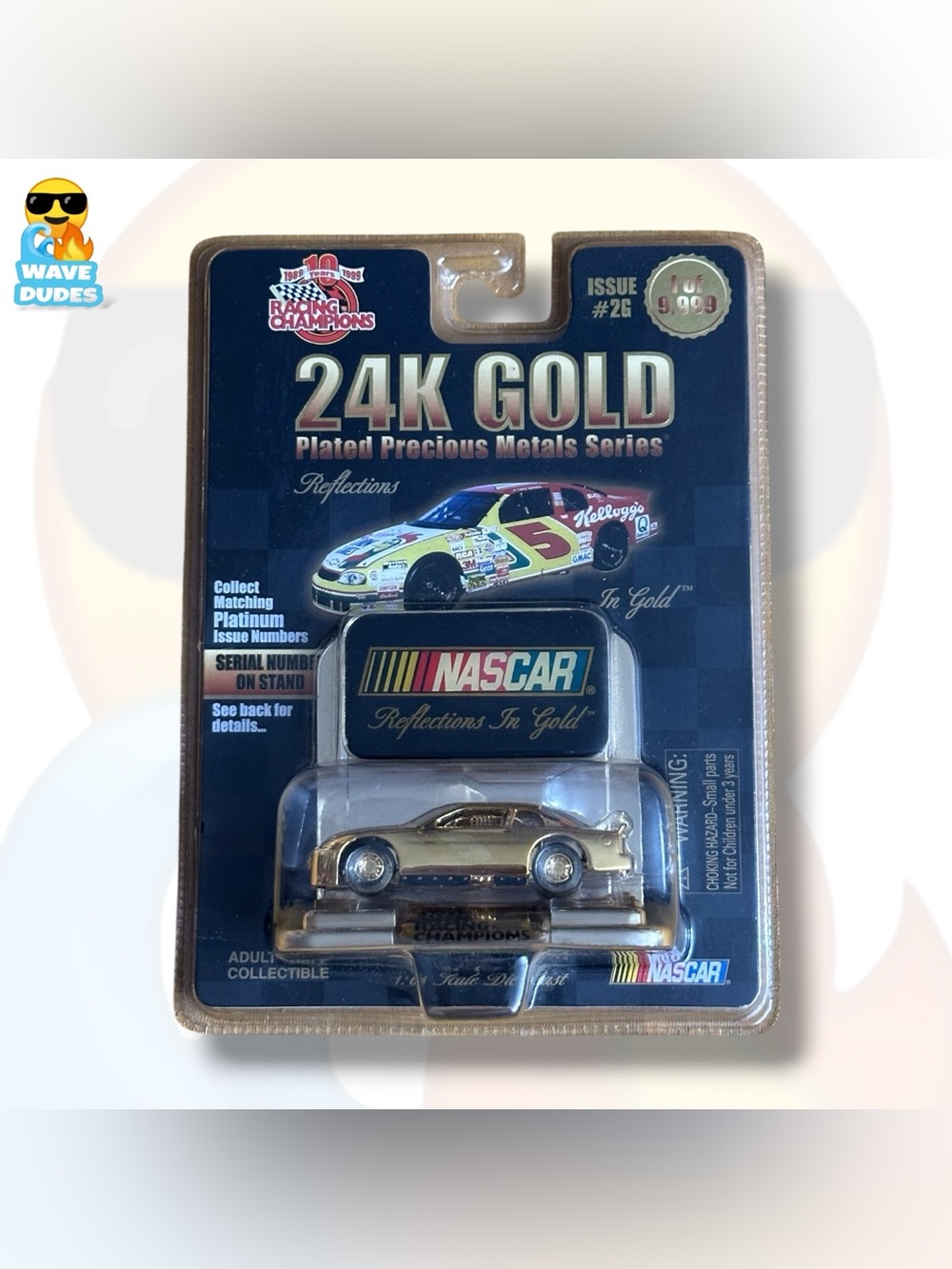 Racing Champions Precious Metals Terry Labonte Gold Plated Die Cast Car